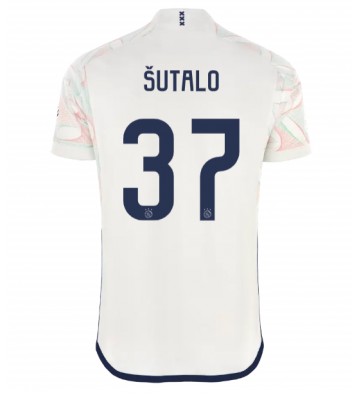 Ajax Josip Sutalo #37 Replika Udebanetrøje 2023-24 Kortærmet